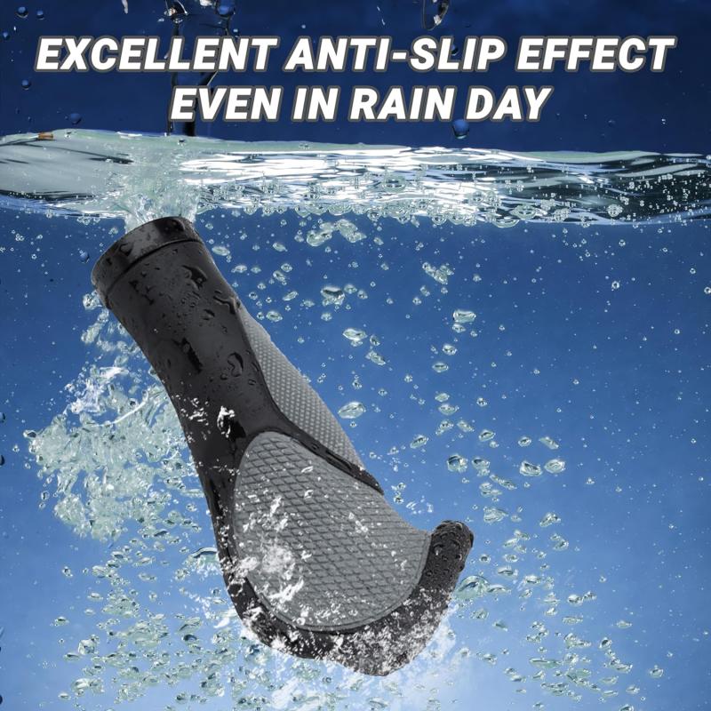 1 пара ручек для велосипеда, противоскользящие, двухсторонние, с фиксатором, ручки для велосипедного руля, чехлы для велосипедных деталей