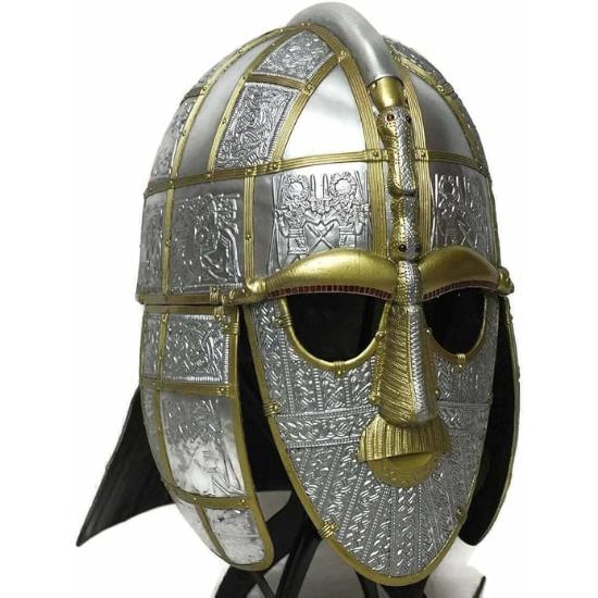 SCA Medieval Knight Armor Pre Viking Armor Шлем Sutton hoo