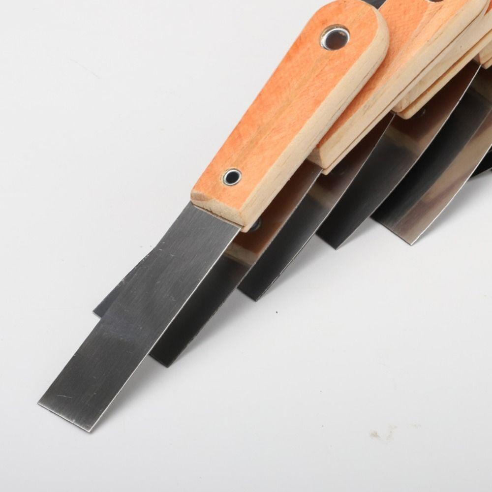 Putty Wood Handle Iron Plastering Scraper Shovel Construction Tool 2/3/4/5Inch Cleaning Scraper Shovel