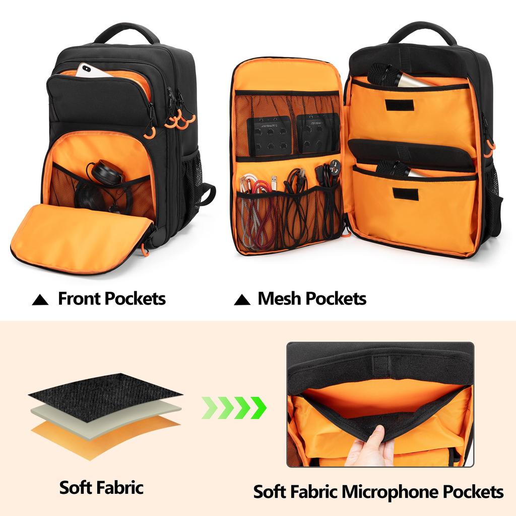 Trunab Mixer Case Audio Mixer Bag Audio Mixer Backpack Mixer Bag