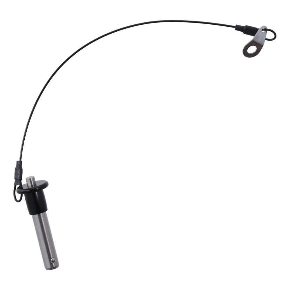 Stainless Steel Push-Button Locking Diameter 6/8/10mm with 25cm Wire Durable Quick Release Pin