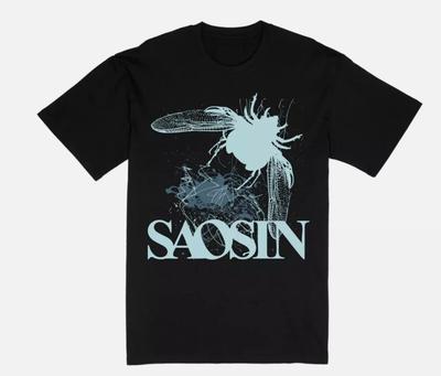 Saosin группа черная унисекс хлопковая футболка все размеры