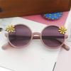 Shades Flower Sunglasses Anti Radiation Glass Children Eyeglass Cool Blocking Sunglasses  Girl/Boy