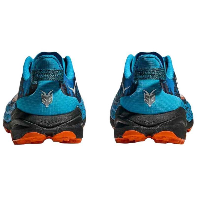 HOKA One One Speedgoat 6 Дышащие, Поддерживающие и Легкие Кроссовки для Трейлраннинга Мужские Синие Кроссовки 1147791-SWRD