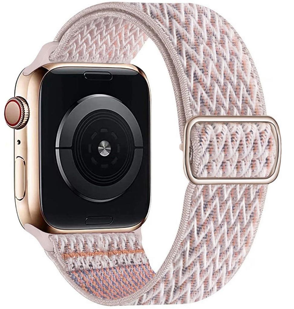 Эластичная петля Solo Loop, совместимая с ремешками Apple Watch 44 мм, 42 мм, 40 мм, 38 мм, регулируемый эластичный спортивный нейлоновый ремешок для серии iWatch