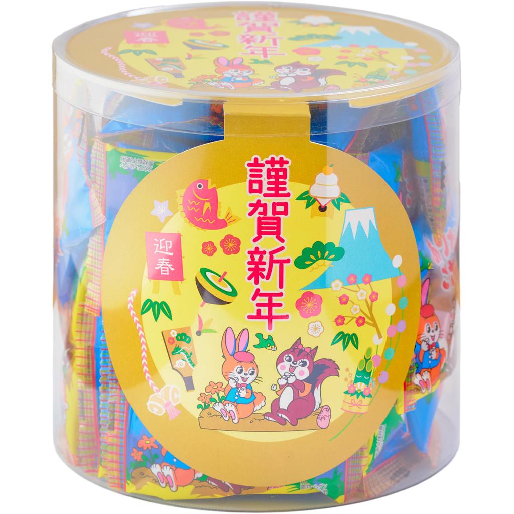 Mai Gum Kobo Happy New Year Cuppy Ramune Bottle Pieces 400 New Greetings Sweets Retirement Sweets Small Gift Gift Assortment (40 / г) Годы