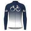 Gradient Long Sleeve Cycling Jersey Breathable Road Mountain Bike Shirt Men Women