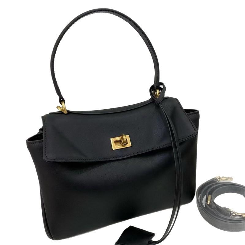 Новая высококачественная кожаная сумка-тоут из коровьей кожи KL сумка сумка через плечо на плечо женская сумка