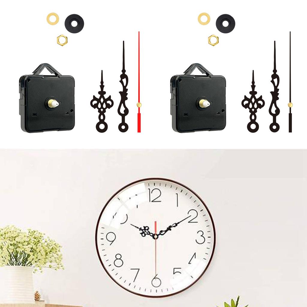 7Pieces Quiet Quartzs Clock Movement Kits with Hands for DIY Repair and Replacement Projects In Homes Wall Clock Decors