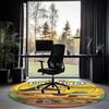 Custom Name Octonauts Printed Round Rug Carpet Chair Rug Area Rug Entryway Doormats,for Office Chair Living Room Bedroom Kitchen Room.