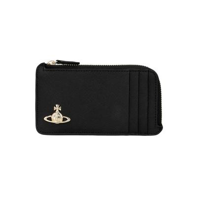 Кошелек для карт на молнии Vivienne Westwood Saffiano 5402000gw S0021 N402