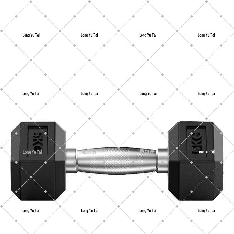 Longyutai Rubber Hex Dumbbells