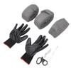 Steel Wool Fill Fabric Kit Professional Full Guard Steel Wool Roll Kit with Gloves for Holes Wall