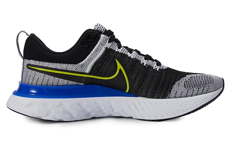 Nike React Infinity Run Flyknit 2 Черный Белый Гонщик Синий Кибер CT2357-100