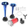 12V Air Horn 178dB Громкий звук Двойная труба с воздушным компрессором для автомобиля Мотоцикл Лодка Грузовик