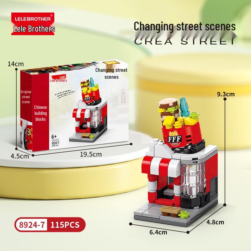 Совместимо с LEGO: Street View Городская архитектура Дом мечты Конструктор - Детская развивающая игрушка