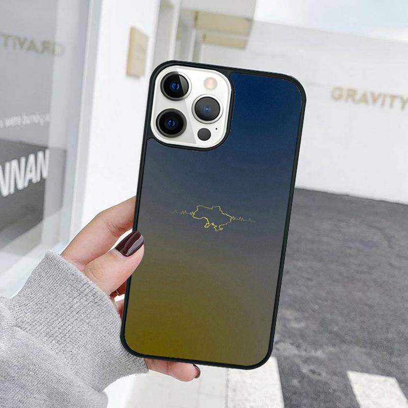Чехол для телефона в украинском стиле с узором флага Украины Для iPhone 17 Air 15 16 11 13 14 Pro Max 12 Plus Max Fundas
