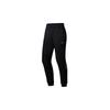 Fitness Series Solid Color Letter Logo Print Cuffed Knitted Sports Pants Men Bottoms Black AKLT051-1