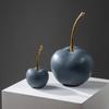 Resin Ornaments Simulated Fruit Sculpture Blue Lucky Decorative Figurines Home Decoration Accessories