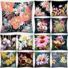 Colorful Botanical Floral Print Pattern Luxury Home Decoration Pillowcase Living Room Sofa Car Cushion Cover