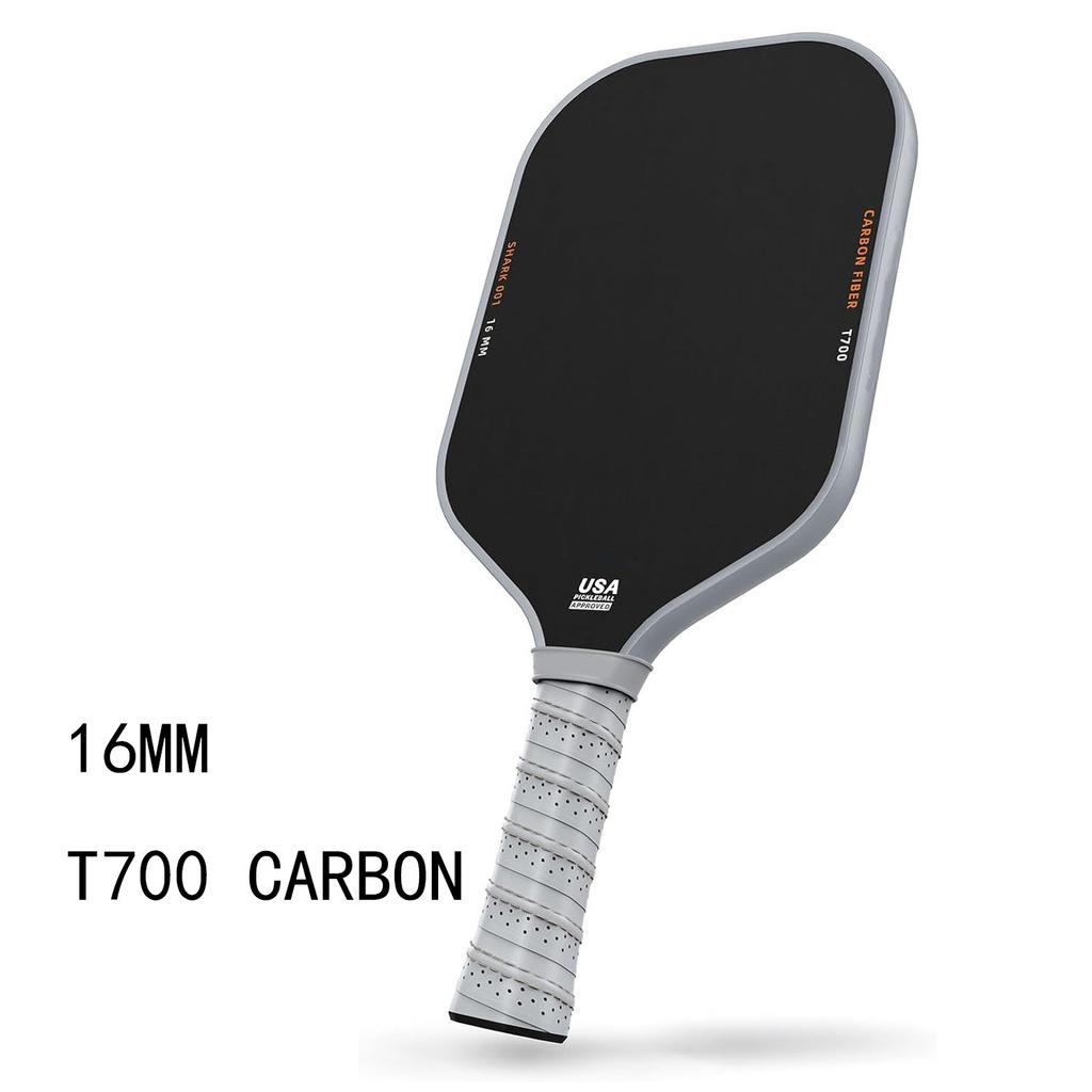 129.T700 Hot-Selling Textured Matte Carbon Fiber Pickleball Racket Integrated 16MM Competition High-End Special Cross-Border