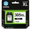 Картридж с чернилами 305 XL Черный - Sunnieink - Совместимый с HP - Ресурс 750 страниц - Упаковка 1 шт.