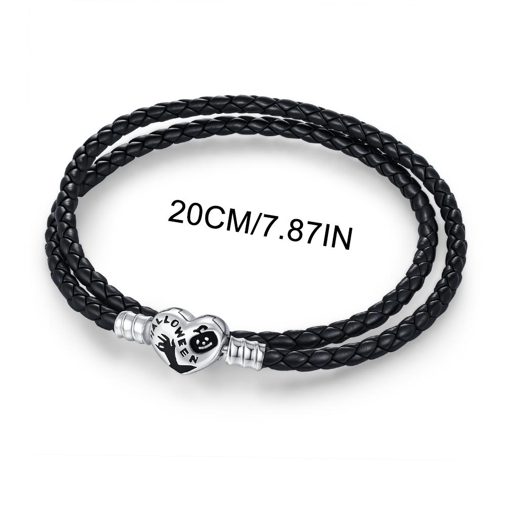 925 Silver Halloween Charm Ghost Pumpkin Charms Jewelry Making For Women Men DIY Bracelet Halloween Party Jewelry Gift