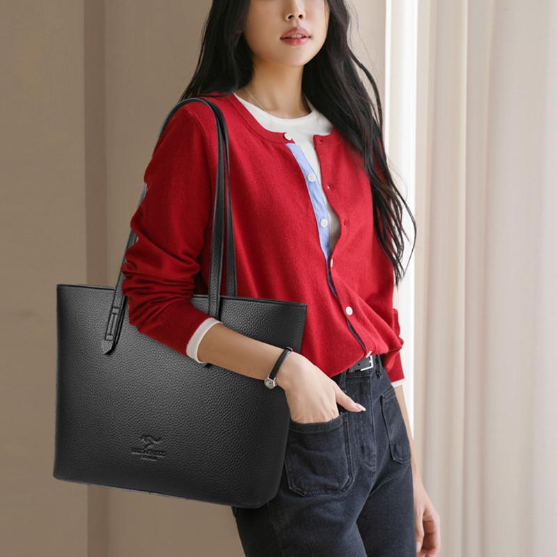 Модная и Минималистичная Сумка-тоут, Сумка на плечо большой вместимости, Ретро сумка-тоут, Женская сумочка, Повседневная сумка на плечо для шоппинга