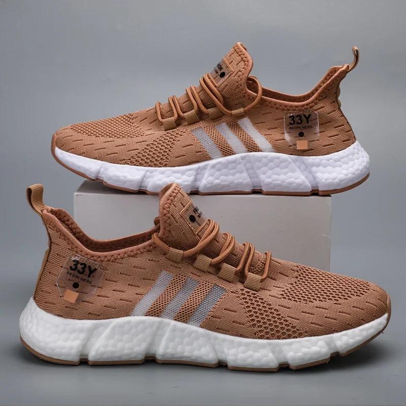 Men Running Shoes Breathable Mesh Sports Shoes Women Brand Sneakers Lightweight Casual Tennis Shoes Luxury Male Tenis Masculino