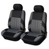 2 Premium Front Car Seat Covers with Removable Headrests - Universal Fit, Filled with Soft Polyester Foam, Breathable and Durabl