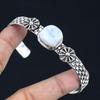 День матери Распродажа Подушка Натуральный Овайхи Голубой Опал Жена Браслет Стерлинговое Серебро