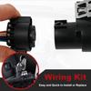 7 Way Trailer Tow Hitch Wiring Plug Receptacle Connector Harness Tallation Kit USCAR Multi-Tow Pickups