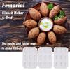 ABS Meatball Making Mold White Kibbeh Rolls Maker Mold Meatloaf Maker Press Tool  Home Cooking