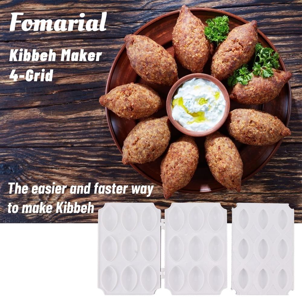 ABS Meatball Making Mold White Kibbeh Rolls Maker Mold Meatloaf Maker Press Tool Home Cooking
