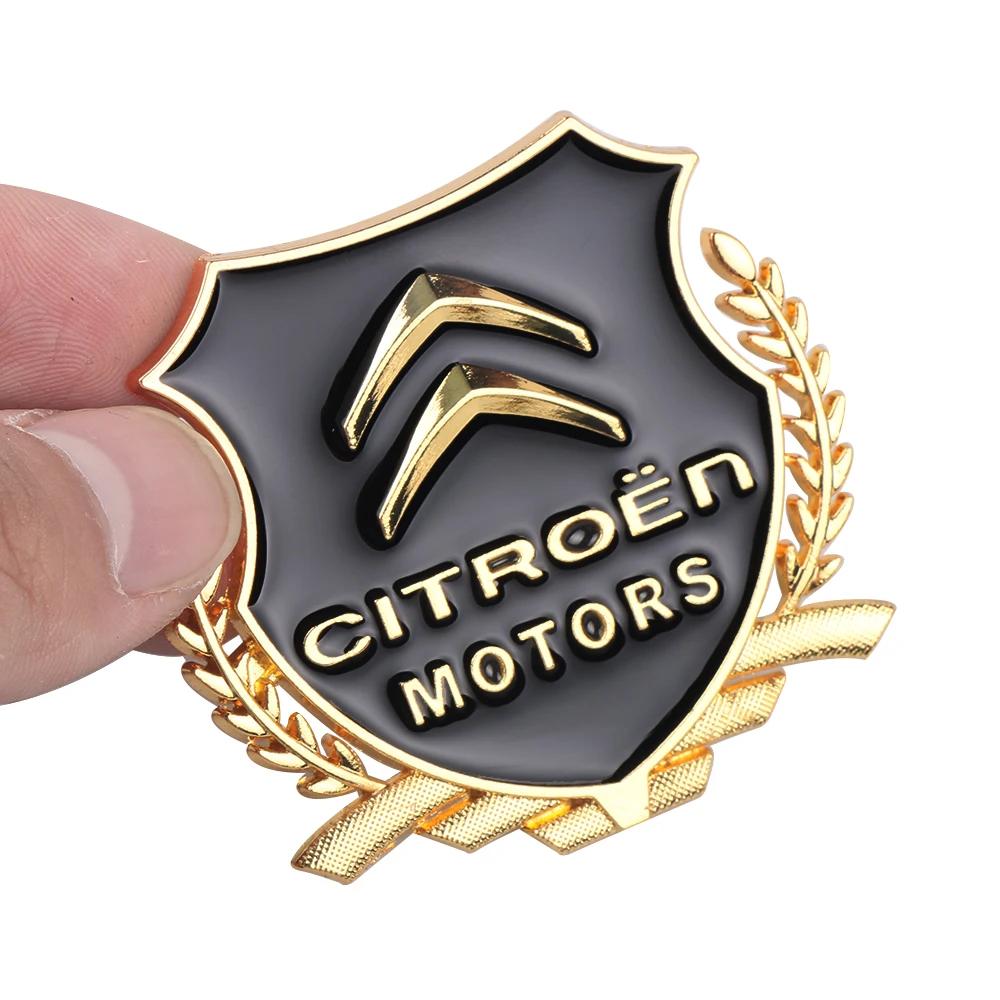 1 шт. 3D Металлические Колосья Пшеницы Наклейка-Значок-Эмблема для Декора Кузова Автомобиля Для Citroen C1 C3 C4 Grand Picasso C4L C5 C6 VTS DS Аксессуары