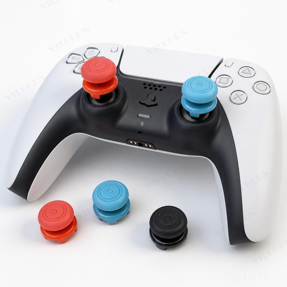 2 шт. Силиконовые удлинители аналоговых стиков для контроллера PS5, Противоскользящие колпачки на thumbsticks