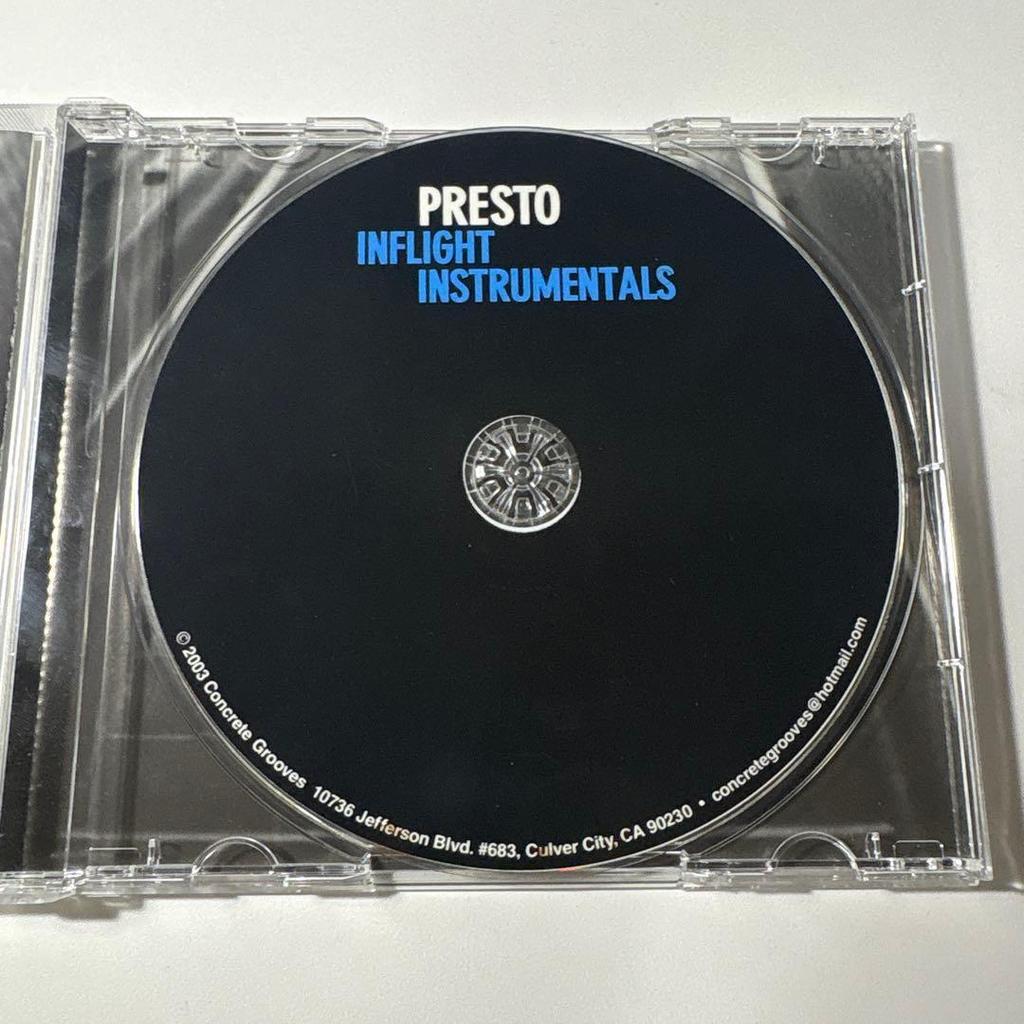 Used Presto / Inflight Instrumentals