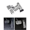 4Pcs Throttle Brake Fuel Pedal Cover Set For Mercedes Benz C Class 2015-  E Class GLC GLS GLA SLK Class 2016 2017 2018