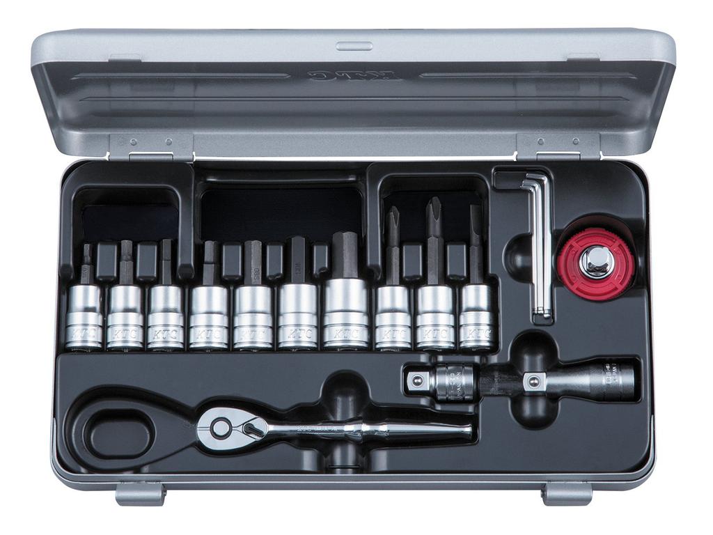 Набор торцевых шестигранных головок Kyoto Machine Tool TBT3S17HX (КТК) 9,5 кв.м.