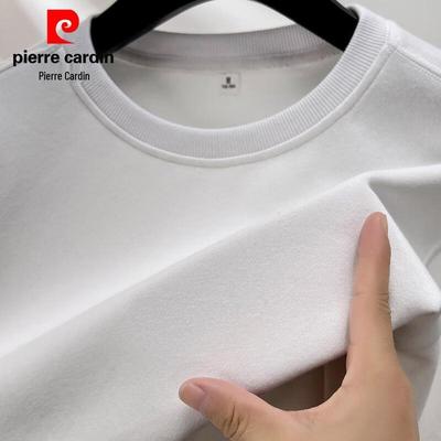 Мужской однотонный свитшот с круглым вырезом и длинными рукавами Pierre Cardin