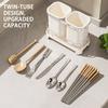 Light Luxury Chopstick Storage Rack Multi-functional Cutlery Drain Stand  Cutlery Storage