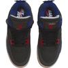 Air Jordan 4 Retro GS Rare Air Kids Sneakers Black Fire-Red Deep-Royal-Blue IB4171-003