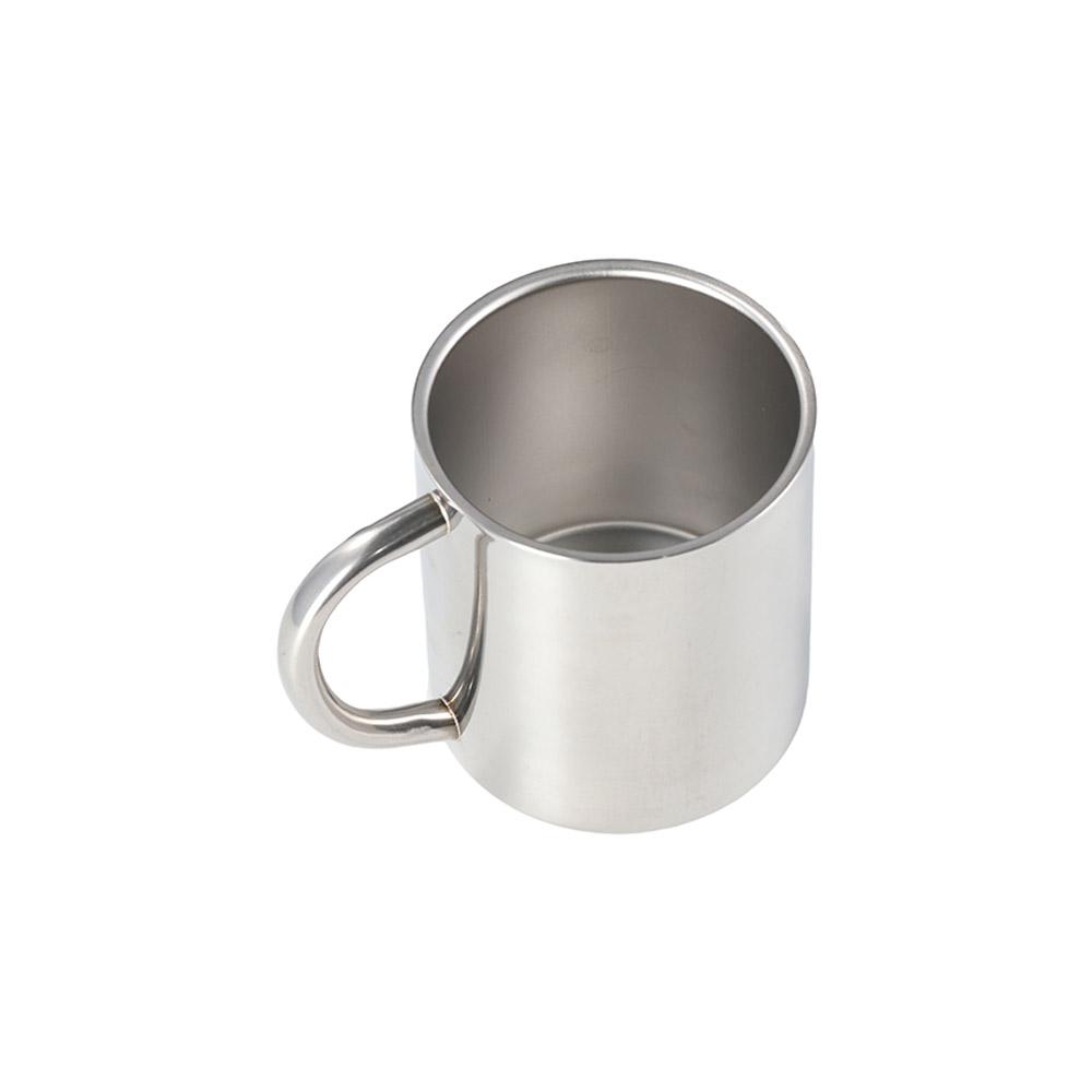 220ml 300ml silver with handle Double Wall Stainless Steel Mug Cup Water Bottle Coffee Mug Tea Cup