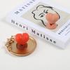 Форма для выпечки шоколадного мороженого в форме сердца, домашний декор, поделки, инструменты для мыла из гипсовой смолы, креативная силиконовая форма для свечей ручной работы «Любовь»