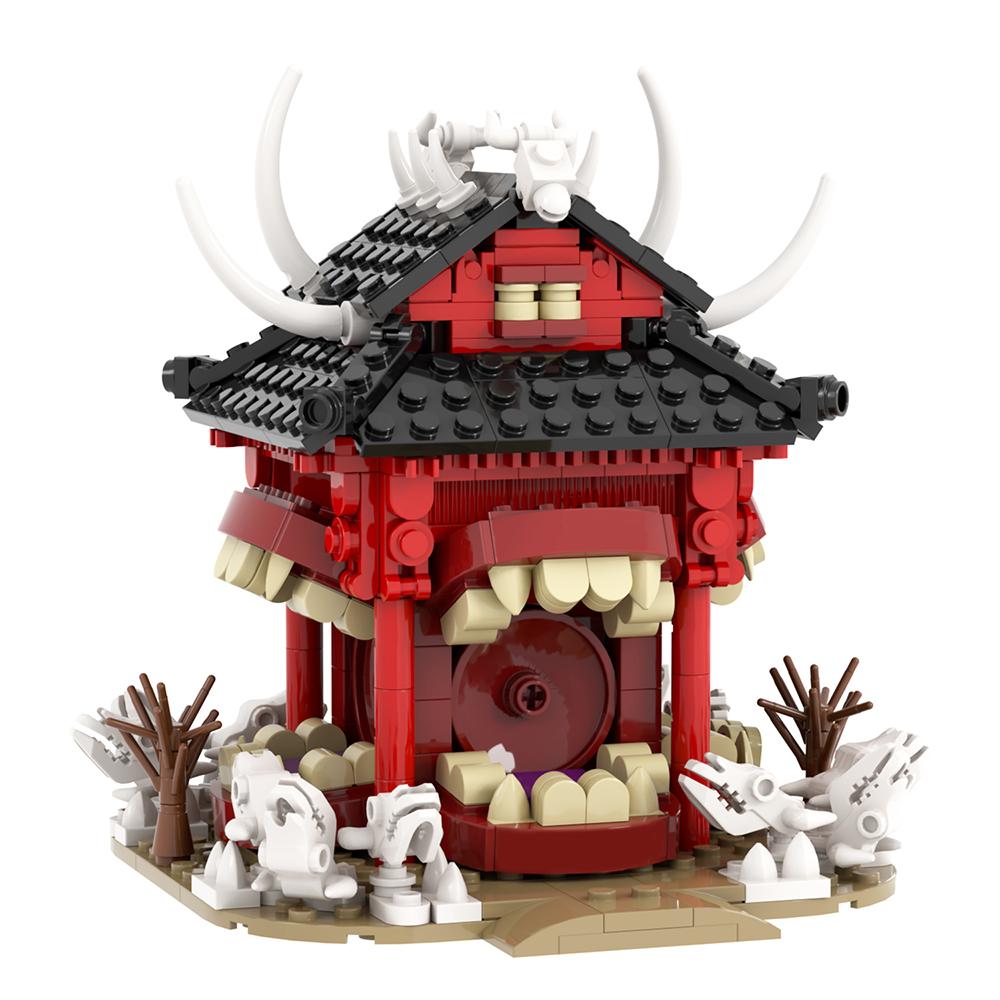 JJK Jujutsu Kaisen Кирпичи Сукуна Итадори Юдзи Аниме Фигурка MOC Храм Совместимые Строительные Блоки Игрушки для Взрослых Для Детей Друзей Подарок