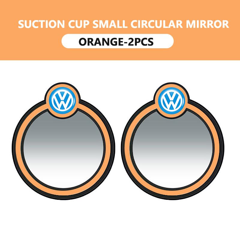 For Volkswagen VW 2Pcs Car Auxiliary Rearview Mirror Wide-angle 360° Adjustable Polo Jetta Sagitar Magotan Passat B5 B6 B7 CC C444