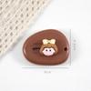 1 Piece Mini Cartoon Utility Knife Beige Coffee Color Bear Cat Paw Rabbit Box Cutter for Student Potable Scrapbook Paper Cutter
