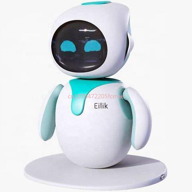 Eilik Robot Toy Smart Companion Pet Robot Настольная игрушка Настольный робот-компаньон синий и розовый