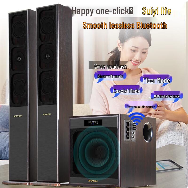 Sansui 82A 8-inch Home Theater KTV Bluetooth Speaker System