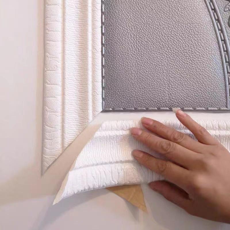 Водонепроницаемые 3D самоклеящиеся наклейки для плинтусов и окантовки дверных проемов